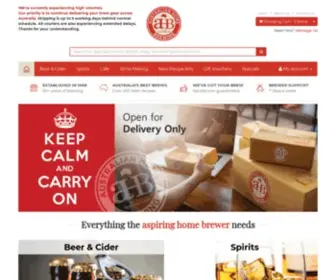 Australianhomebrewing.com.au(Australian Home Brewing) Screenshot