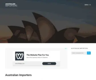 Australianimporters.com(Australian Importers) Screenshot