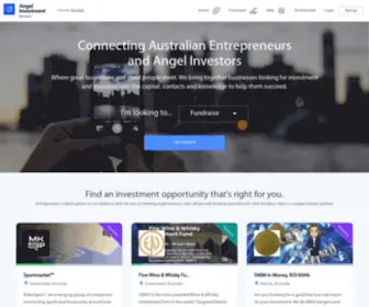 Australianinvestmentnetwork.com(Australia Angel Investment Network) Screenshot