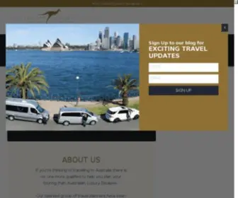 Australianluxuryescapes.com(Australian Vacations & Tours With Australian Luxury Escapes) Screenshot