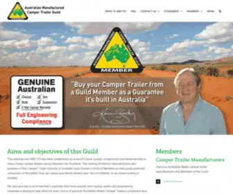 Australianmanufacturedcampertrailers.org.au(Australian Manufactured Camper Trailers Guild) Screenshot