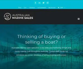 Australianmarinesales.com.au(Boat Brokerage Sydney) Screenshot