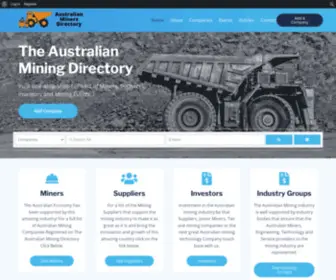 Australianminersdirectory.com(Australian Miners Directory) Screenshot