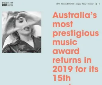 AustralianmusicPrize.com Screenshot