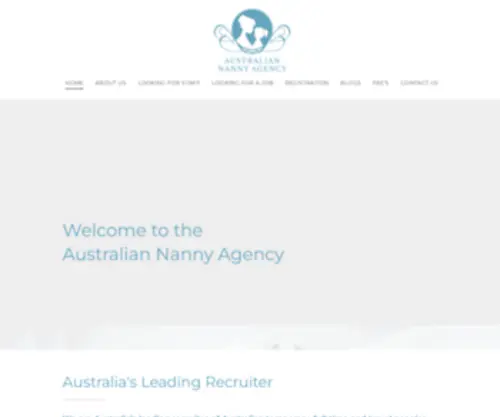 Australiannannyagency.com.au(Australian Nanny Agency) Screenshot