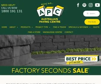 Australianpaving.com(Australian Paving Centre) Screenshot