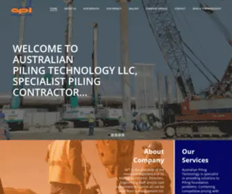 Australianpiling.com(Australian Piling Technology) Screenshot