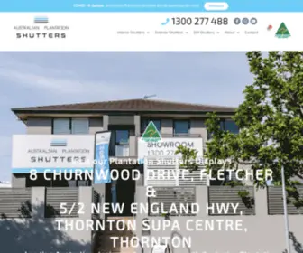 Australianplantationshutters.com.au(Aluminium shutters) Screenshot