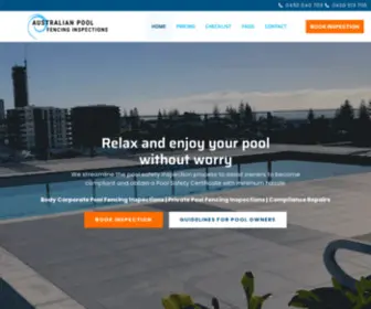 Australianpoolfencinginspections.com(Gold Coast based pool safety inspectors) Screenshot