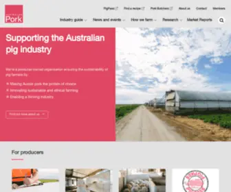 Australianpork.com.au(Australian Pork) Screenshot