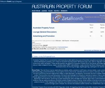 Australianpropertyforum.com(Australian Property Forum) Screenshot