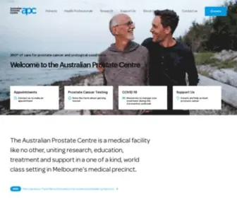 Australianprostatecentre.org.au(Australian Prostate Cancer Centre Home) Screenshot