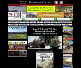 Australianrail.com(Rail Australia) Screenshot