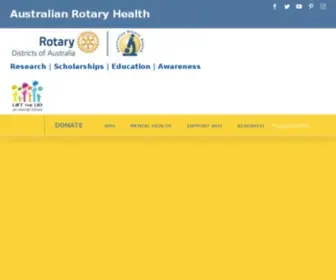 Australianrotaryhealth.org.au(Australian Rotary Health) Screenshot