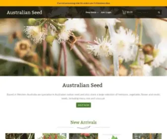Australianseed.com(Australian Seed) Screenshot