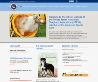 Australianshepherds.org(USASA) Screenshot