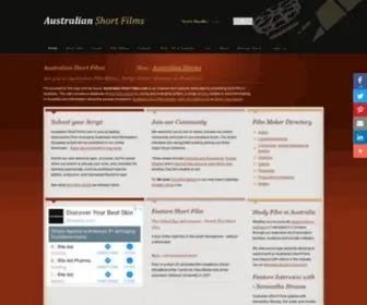 Australianshortfilms.com(Australian Short Film Maker Resources) Screenshot