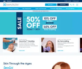 Australianskinclinics.com.au(Laser Clinics & Skin Treatments) Screenshot
