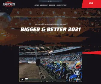 Australiansupercross.com.au(The 2022 Australian Supercross Season) Screenshot