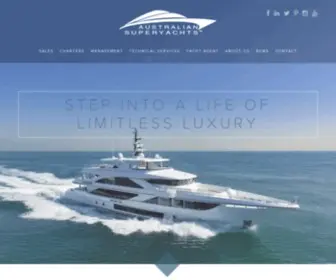 Australiansuperyachts.com.au(Australian Superyachts) Screenshot