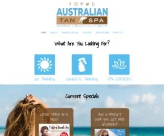 Australiantan.com(Spa Services in Willow Glen) Screenshot