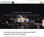Australiantranslationservices.com.au Screenshot
