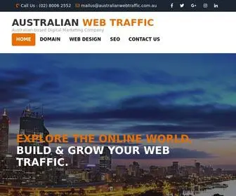 Australianwebtraffic.com.au(Australian Web Traffic) Screenshot