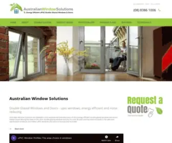 Australianwindowsolutions.com.au(AUSTRALIAN WINDOW SOLUTIONSDOUBLE GLAZED WINDOWS AND DOORS) Screenshot