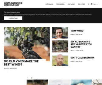 Australianwine.com(Australian Wine) Screenshot