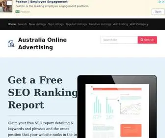 Australiaonlineadvertising.com.au(Online Advertising) Screenshot