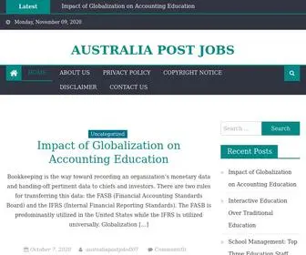 Australiapostjobs.com(Australia Post Jobs) Screenshot