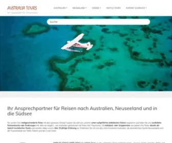 Australiatours.de(Erleben Sie Australien) Screenshot