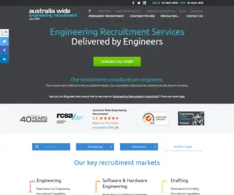 Australiawide.com.au(Australia Wide Engineering Recruitment) Screenshot