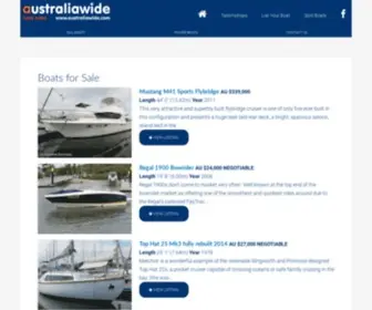 Australiawide.com(Australiawide Boat Sales) Screenshot