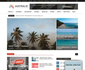 Australie-Guidebackpackers.com(Le guide GRATUIT pour travailler et voyager en Australie avec un Working Holiday Visa (PVT)) Screenshot