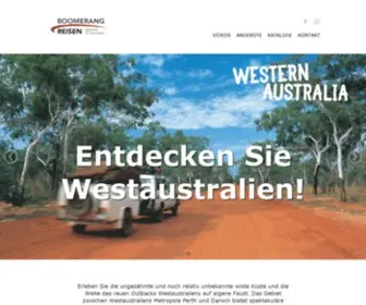 Australien.com(Australien Reisen) Screenshot