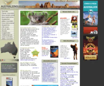 Australienguiden.se(Australien Guiden) Screenshot