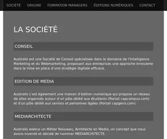 Australis.fr(Le MediArchitecte des nouvelles technologies) Screenshot