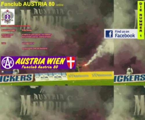 Austria80.at(Fanclub Austria 80) Screenshot