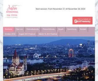 Austriainternationalfilmfestival.com(Willkommen in Wien) Screenshot