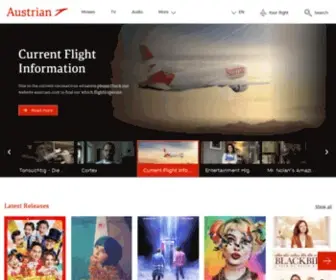 Austrian-Inflightentertainment.com(Austrian Airlines) Screenshot