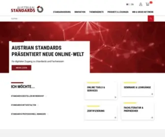 Austrian-Standards.at(Austrian standards) Screenshot