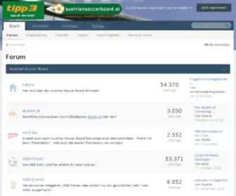 Austriansoccerboard.com(Österreichs Fußball) Screenshot