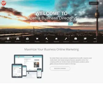 Austriayp.com(Austria Business Directory) Screenshot