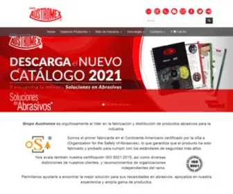 Austromex.com.mx(Soluciones en Abrasivos) Screenshot