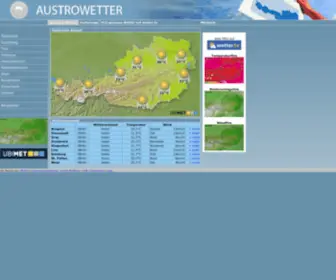 Austrowetter.at(Das UBIMET Austrowetter) Screenshot