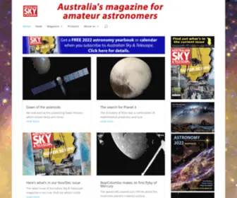 Austskyandtel.com.au(Australian Sky and Telescope) Screenshot