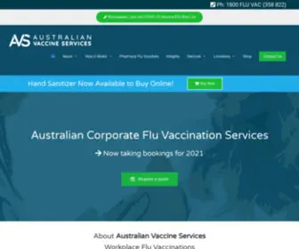Ausvacs.com.au(Workplace Vaccinations) Screenshot