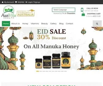 Ausvitahealth.com(Buy Manuka Honey Online in UAE From Best Brand) Screenshot