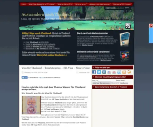 Auswandern-Nach-Thailand.info(Auswandern Nach Thailand info) Screenshot